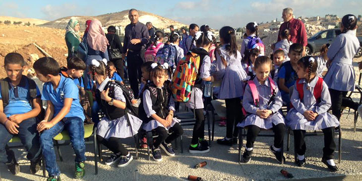 Israeli occupation terror hits EU-funded school