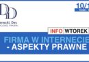 Firma w Internecie - aspekty prawne