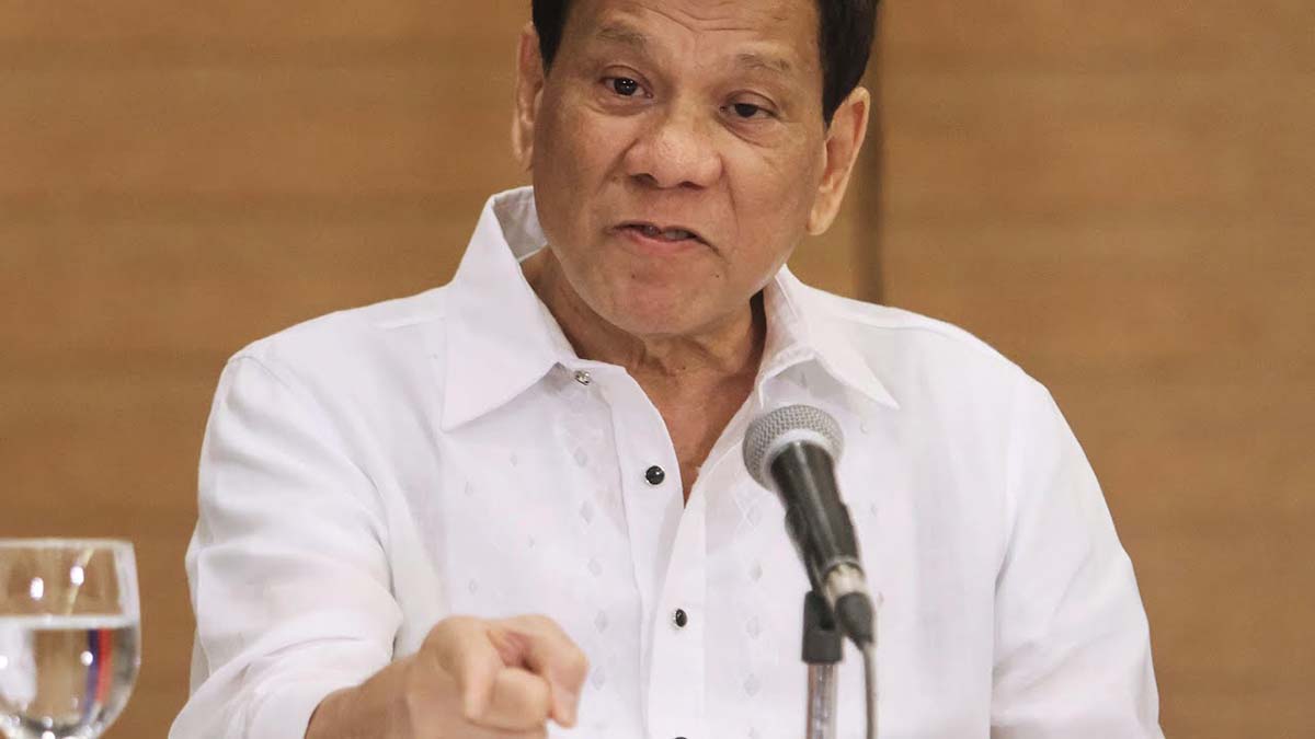 Prezydent Filipin Rodrigo Duterte