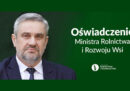 Oświadczenie Ministra Rolnictwa i Rozwoju Wsi