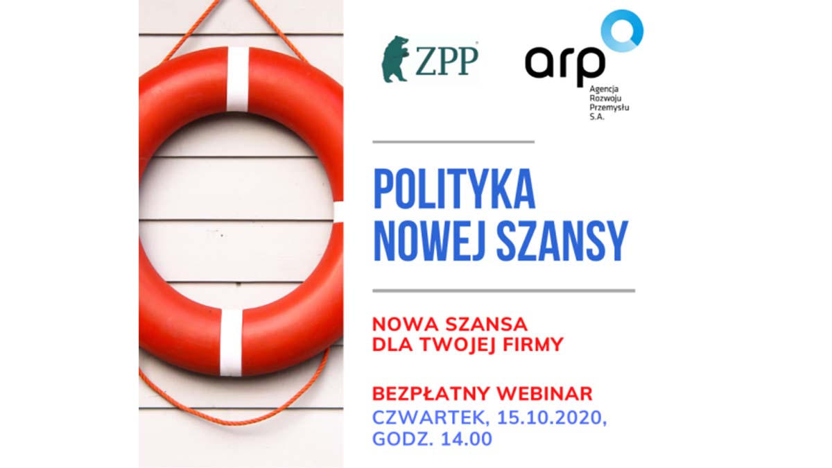 Narzędzia Polityki Nowej Szansy – zaproszenie na webinar