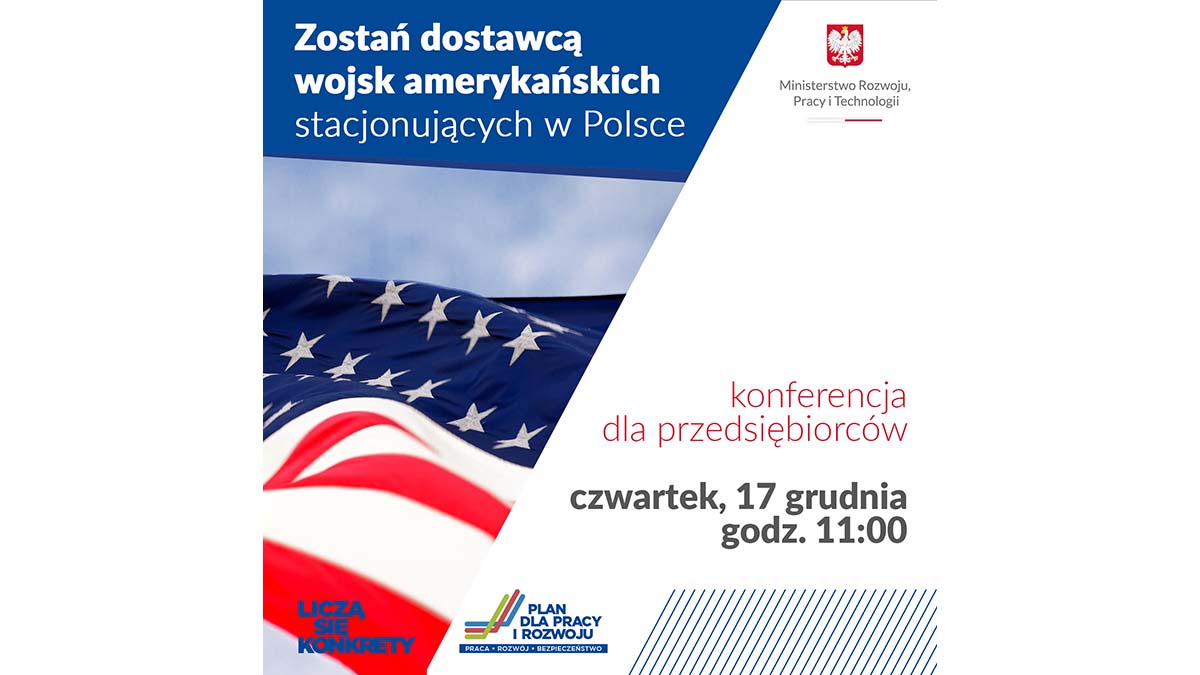 Zostań dostawcą wojsk amerykańskich stacjonujących w Polsce